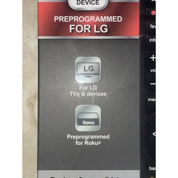 Ultra Pro Universal Replacement LG Remote 57818 - Picture 3 of 11